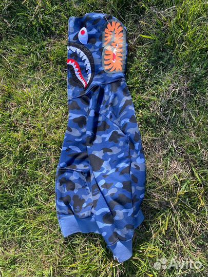 Кофта Bape Blue Camo