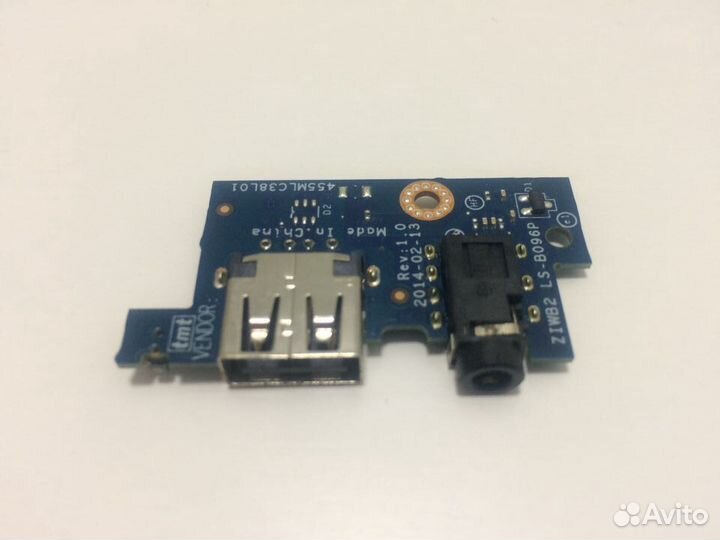 Плата USB+audio Lenovo B50-30, B50-80, B50-45