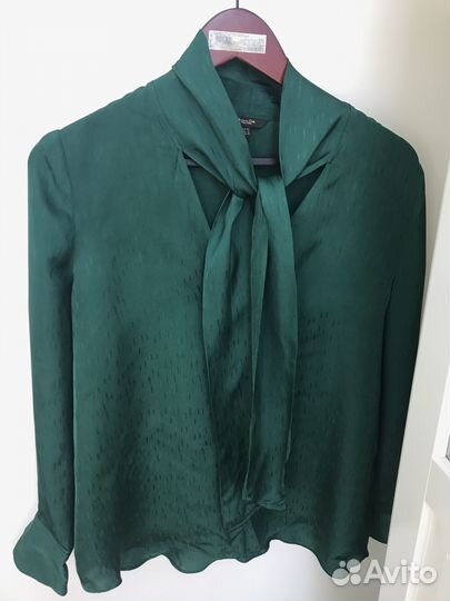 Блузка Massimo Dutti с галстуком-бантом