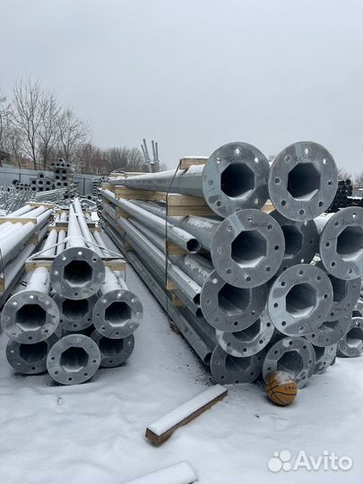 Шпиль молниеотвода Ф5 (100) 6,0м гор. цинк