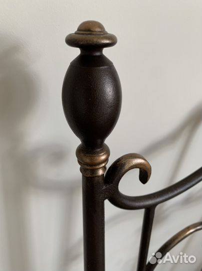 Кровать железня кованная 120