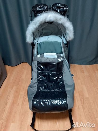 Детские санки коляска