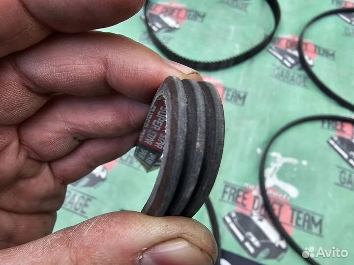 Комплект ремней на 1G-FE не бимс сост. отличное