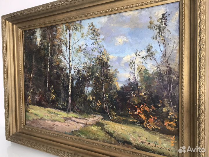 Картина Радимова Т.П. холст масло старинная