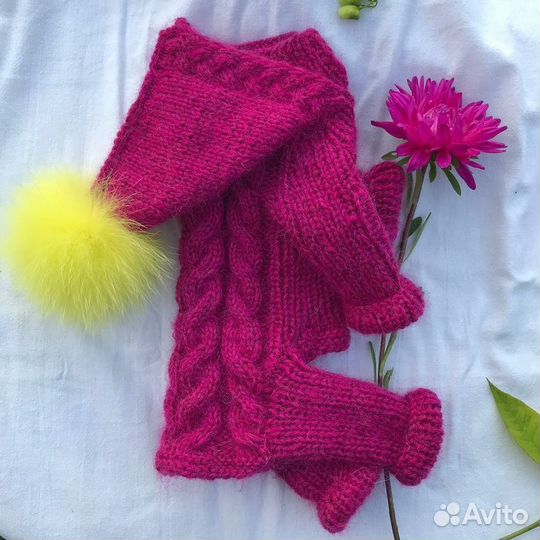 Комбинезон вязаный для собачки