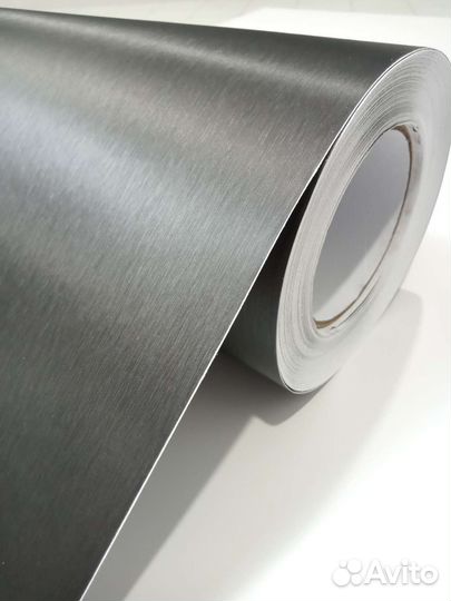 Автовинил пленка шлифованный алюминий графит
