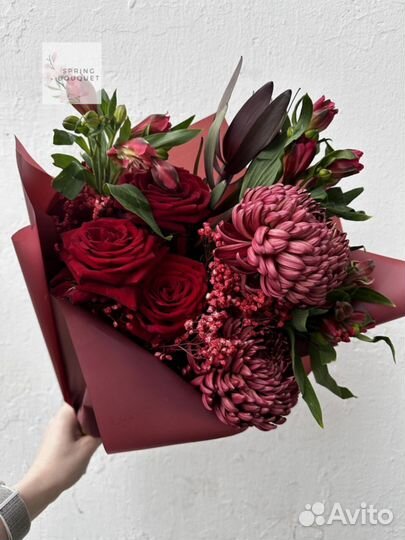 Букет из цветов на 8 марта