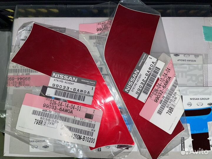 Наклейки R35 GTR Nismo 2015-2017