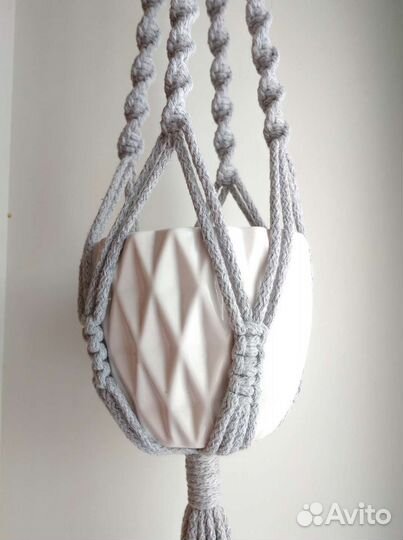 Кашпо макраме