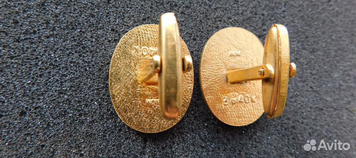 Запонки Олимпийский мишка Олимпиада 80