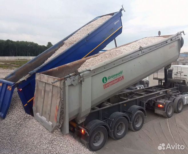 Щебень известняковый в наличии с доставкой