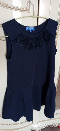 Школьная форма для девочки 122 128 синяя