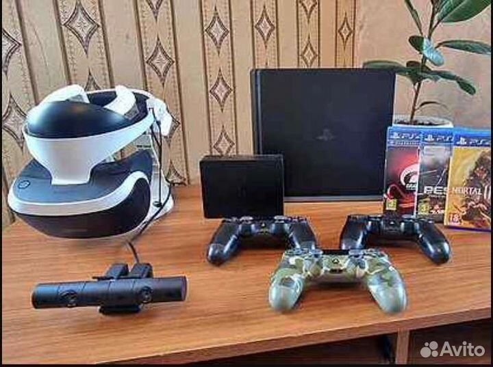 Ps 4 slim vr reasnow aim move игры и тд