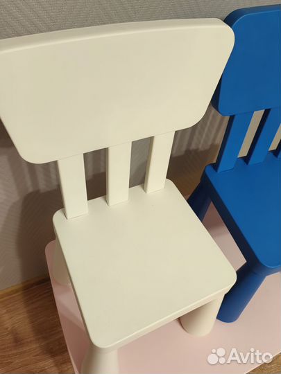 Стол и два стула икеа маммут. Доставка бесплатная