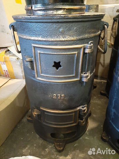 Буржуйка чугунная СССР печь
