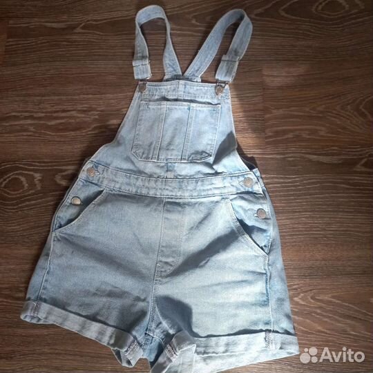 Джинсовый комбинезон bershka