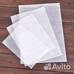 Пакеты зип лок с бегунком матовые 30х40