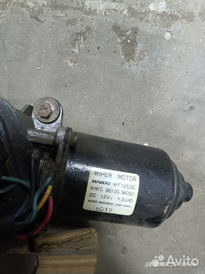 Мотор дворников Hyundai sonata 3