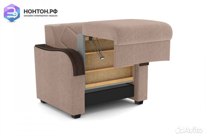 Кресло пантограф Марракеш светло-коричневое