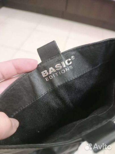 Сапоги женские Basic editions натуральная кожа