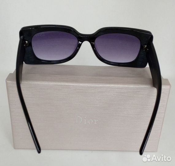 Christian Dior Очки солнцезащитные, черные. Новые