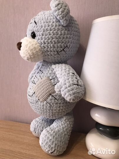 Мишка вязаный/ мишка Тедди/ игрушки