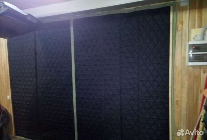 Шторы из брезента утеплённые