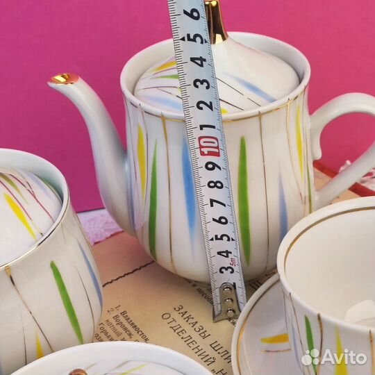 Чайный сервиз Бориславский фарфоровый завод