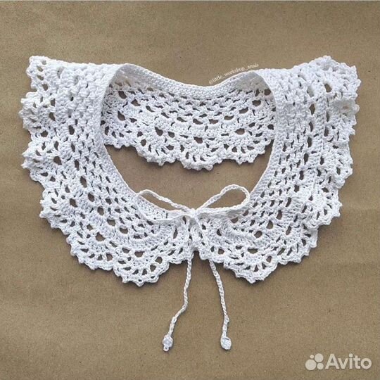 Вязаный воротничок