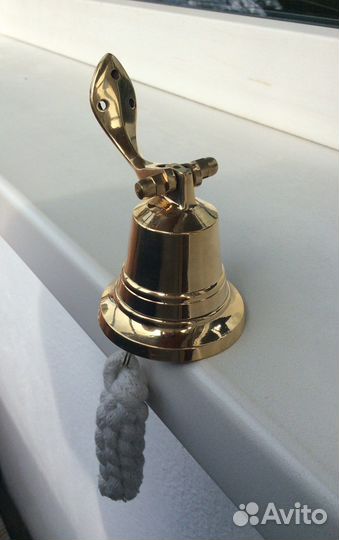 Колокольчик Рында латунь новый Индия
