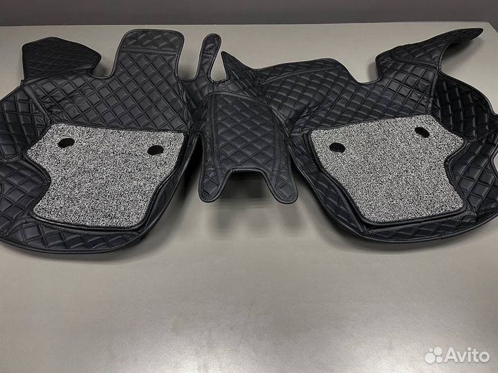 3D коврики из экокожи в салон для LADA Granta