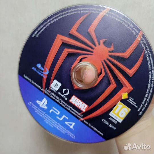 Диски на ps4 человек паук Майлс Моралес