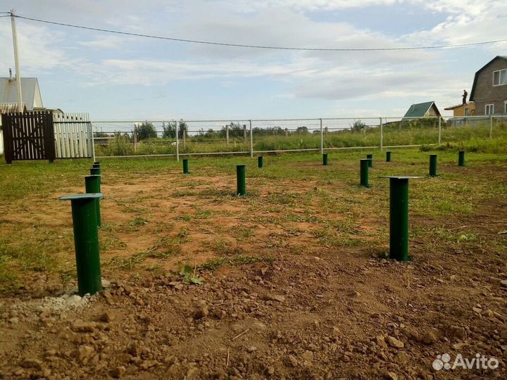 Сваи винтовые Монтаж свайного фундамента под ключ