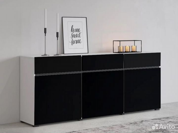 Комод белый Лайт с ящиками