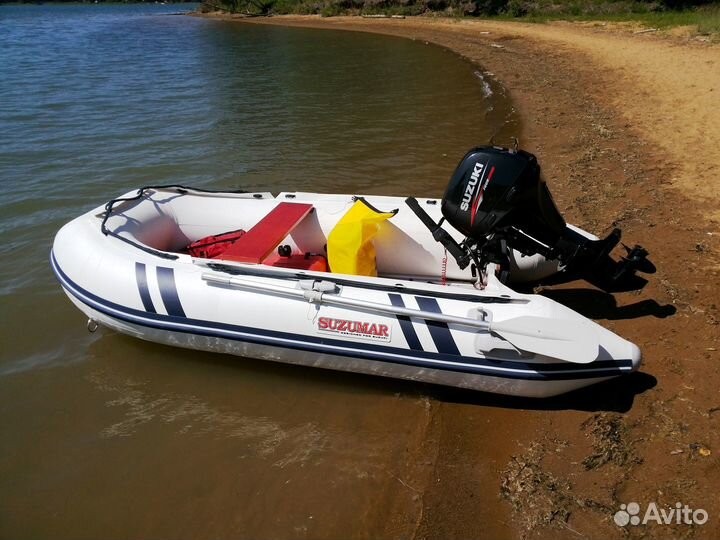 Надувная лодка suzumar c 4-х такт. мотором suzuki