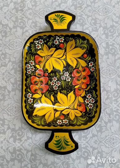 Сухарницы Хохлома (большая и малая)