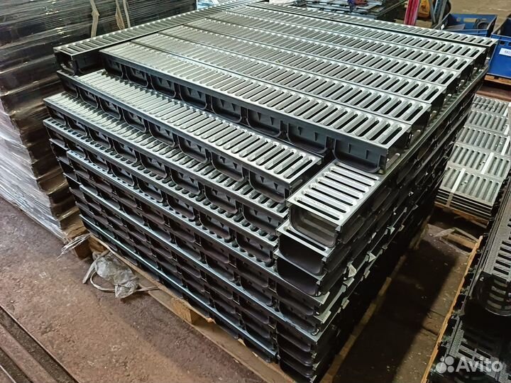 Склад Лоток водоотводный со сталь решеткой 088011