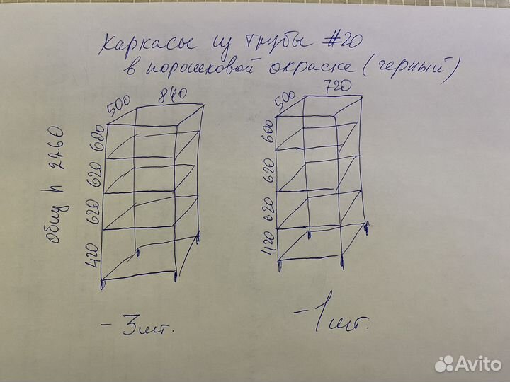 Металлические каркасы
