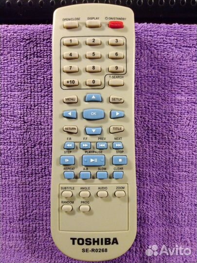 Пульт SE-R0268 для DVD-плеера Toshiba
