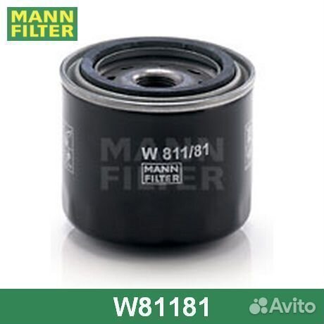 Масляный фильтр W81181 mann-filter