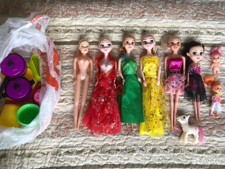 Куклы барби пакетом