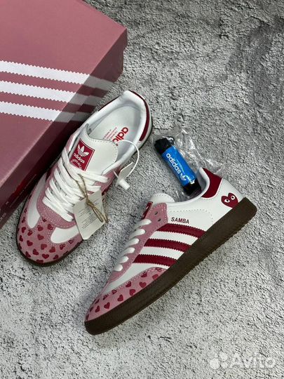 Кроссовки женские adidas samba comme des garcons