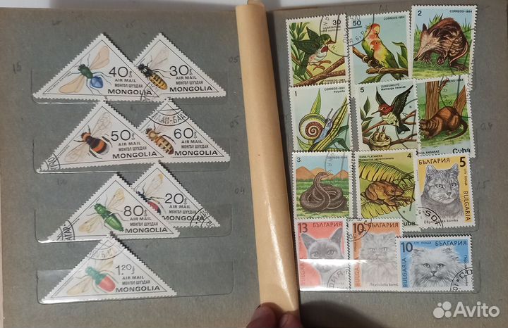 Альбом с марками (Флора-Фауна)