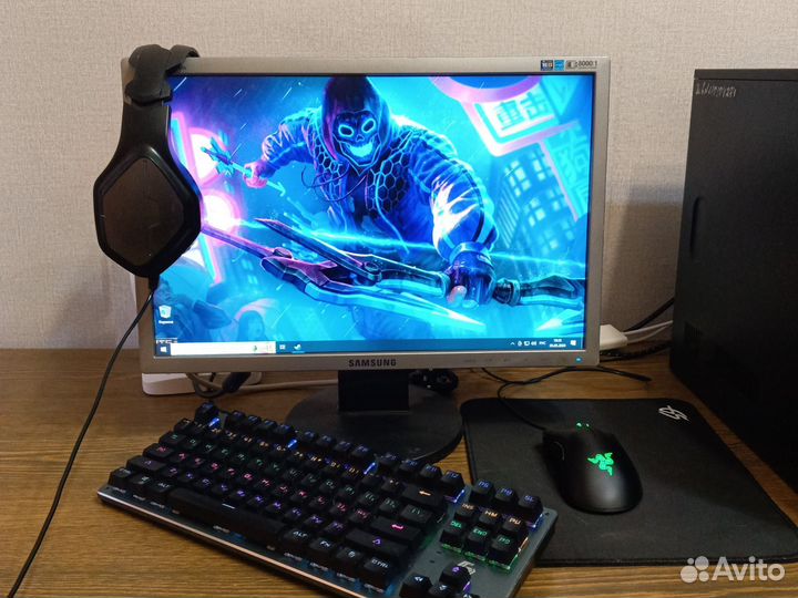 Игровой пк с монитором