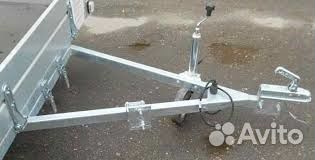 Сцепное устройство на дышло прицепа