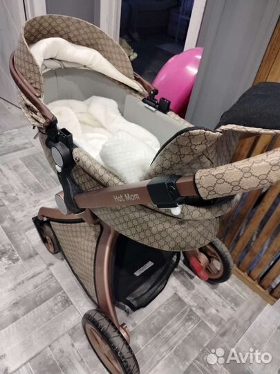 Прогулочная коляска Hot Mom 2в1