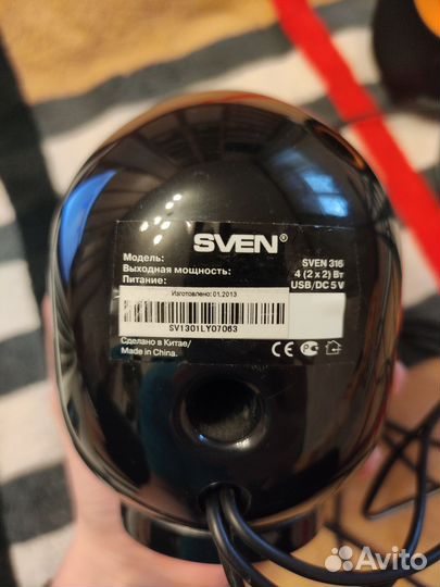 Компьютерные колонки sven 316