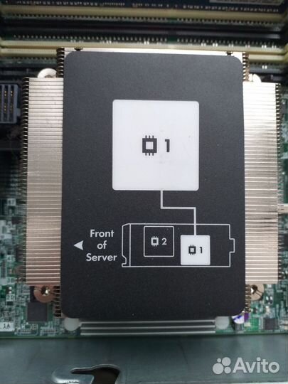 Серверный Радиатор HP Heatsink CPU 1 670375-001