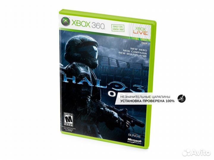 Halo 3 odst, б/у, незнач.царап., англ. (Xbox360)