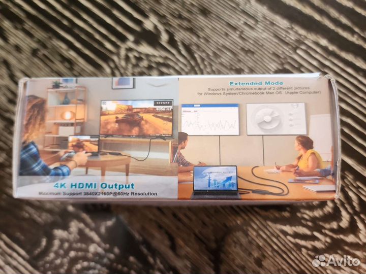 Конвертер palmexx USB to Dual hdmi 4K/60Hz